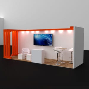 Stands Tipo L y TIPO U con esquinero 