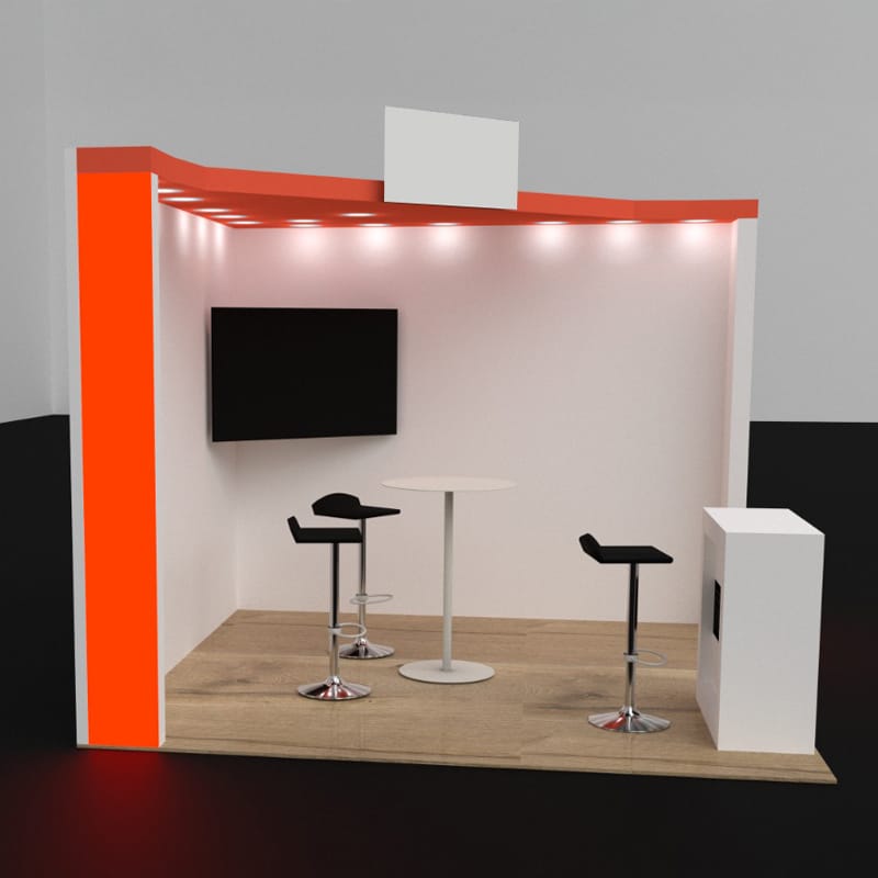 Stands tipo l esquinero