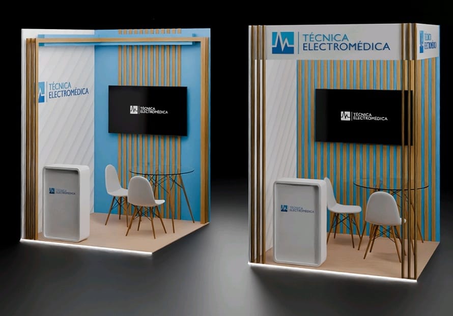 Diseño de stands en Cartagena para TÉCNICA ELECTROMÉDICA 