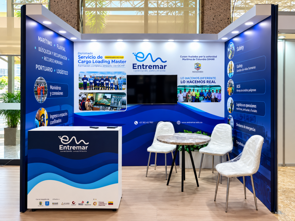 Stand de 3x2 para Fundación Entremar en SLOM 2026